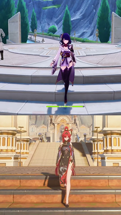 Genshin (Unity) vs WUWA (Unreal Engine) #genshinimpact #wutheringwaves