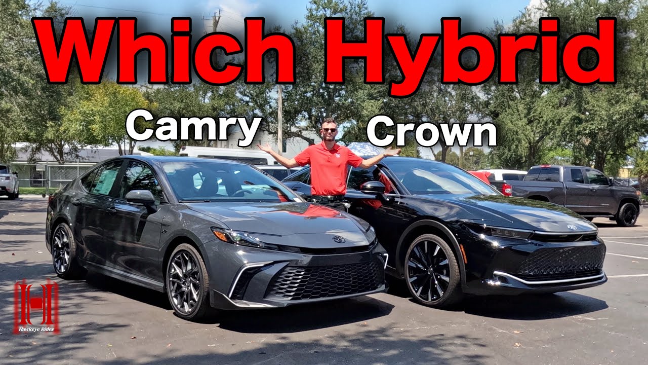 2025 Toyota Camry vs Toyota Crown / Which Hybrid is Better :All Specs ...
