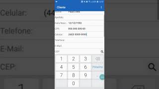 Como realizar o cadastro de clientes no aplicativo gratuito APPLoja screenshot 4