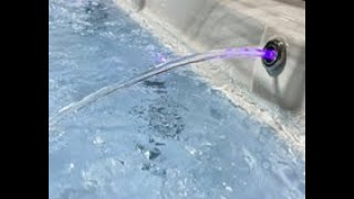 Cascading water spouts on the Splash Series