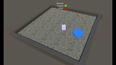 Unity ML Agent : Homeostatic Agent with Two Resource