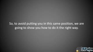 How to create your own WordPress Plugin (PLR) - EZ WordPress Plugins