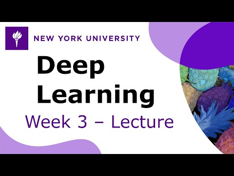 Week 3 – Lecture: Convolutional neural networks