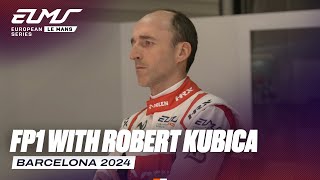 FP1 with Robert Kubica 🎥 | 4 Hours of Barcelona 2024 | ELMS