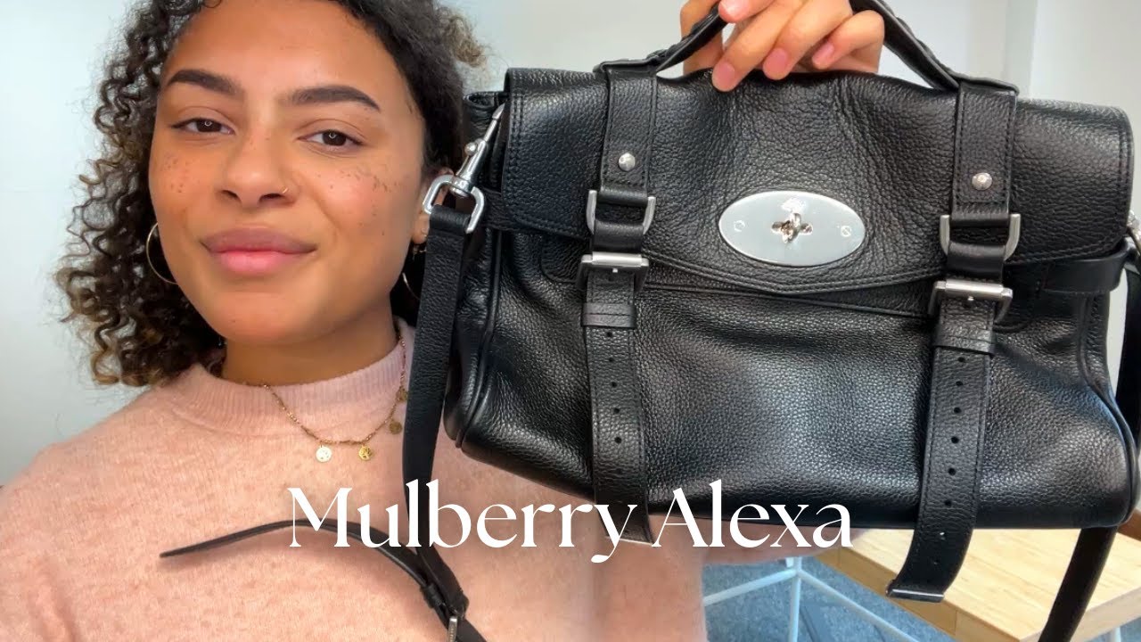 ハンドバッグ MULBERRY ALEXA HANDBAG Mulberry Alexa Review - YouTube