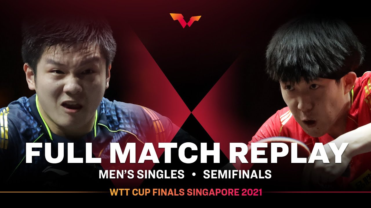 FULL MATCH FAN Zhendong (CHN) vs WANG Chuqin (CHN) MS SF #WTTSingapore 2021