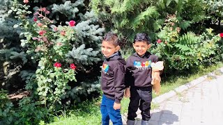 🇰🇬 Hamza and Adel Exploring Bishkek, Kyrgyzstan | Хамза и Адель изучают Бишкек, Кыргызстан 🇰🇬