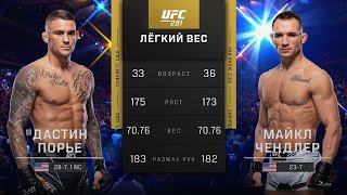 БОЙ: Дастин Порье - Майкл Чендлер | UFC 281