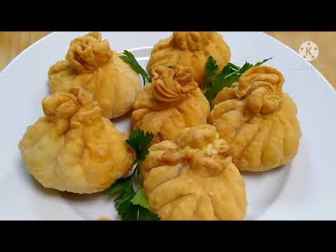 Жареные хинкали/Hinqali/Кто любит сыр??/Fried khinkali/Грузинский блюда/@sayyoraoshxonasi5646