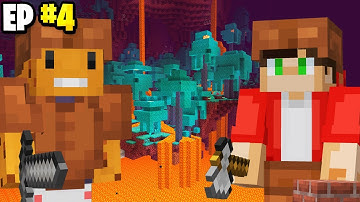 Dying in the NETHER on BROOKIE SMP - Episode #4