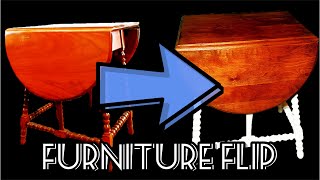 Vintage Drop Leaf Table | Furniture Flip by HVAC Shop Talk 341 views 4 months ago 6 minutes, 39 seconds