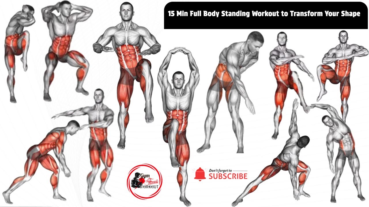 Body Standing 15 Min Full Body Standing Workout to Transform Your Shape - YouTube