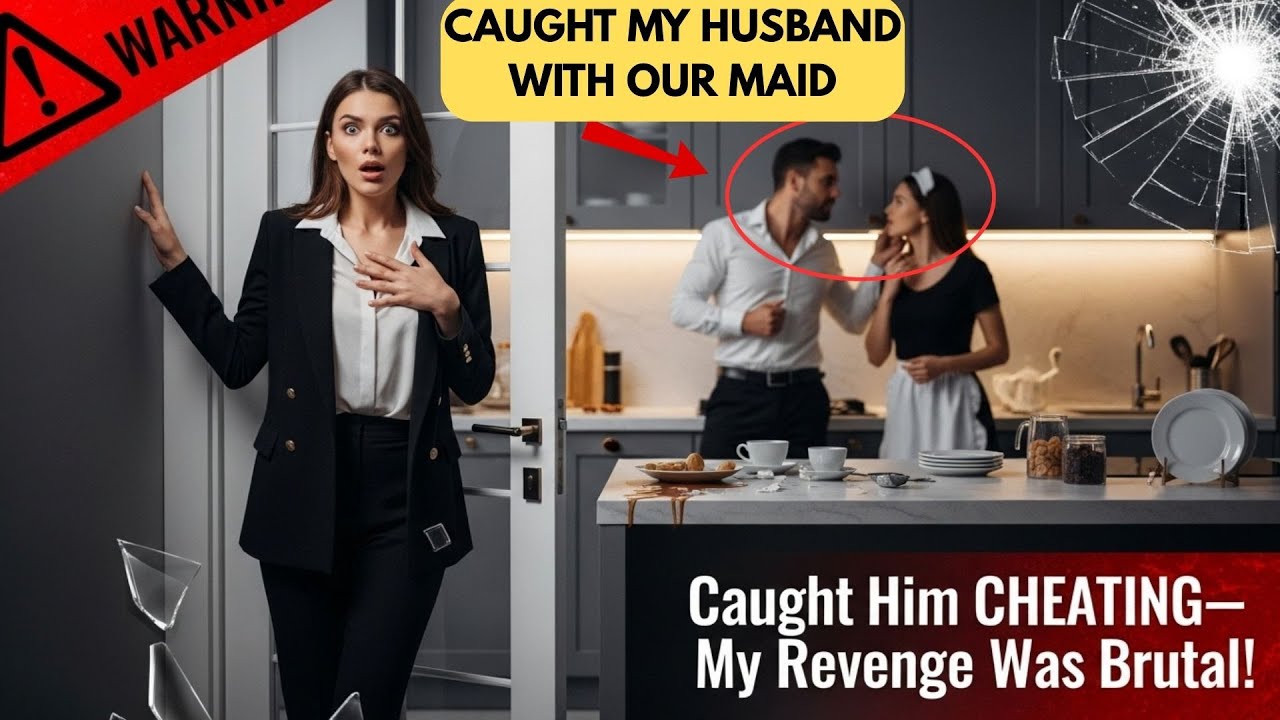 KITCHEN AFFAIR: I Caught My Husband With Our Maid—My Revenge Made Him Lose EVERYTHING
