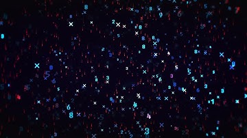 Digital Code Slow Stream Stock Motion Graphics