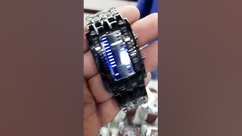 SKMEI CHAIN GENTS ORIGINAL SQUARE WATCH BINARY LED MODEL #watch #gift #skmeiwatch #surprise #hot