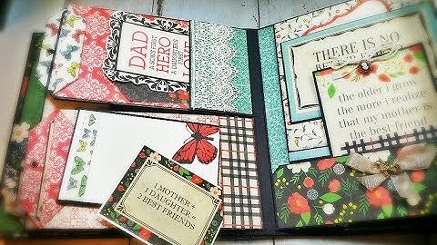 Tutorial #2 Mini Album "Our Family " Carta Bella  ( DT CCC )