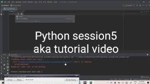 Python session 5 aka tutorial video/INNOVATION TO REVOLUTION
