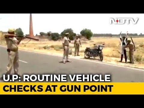 UP Cops' Bizarre Logic As Video Shows Locals Frisked At Gunpoint