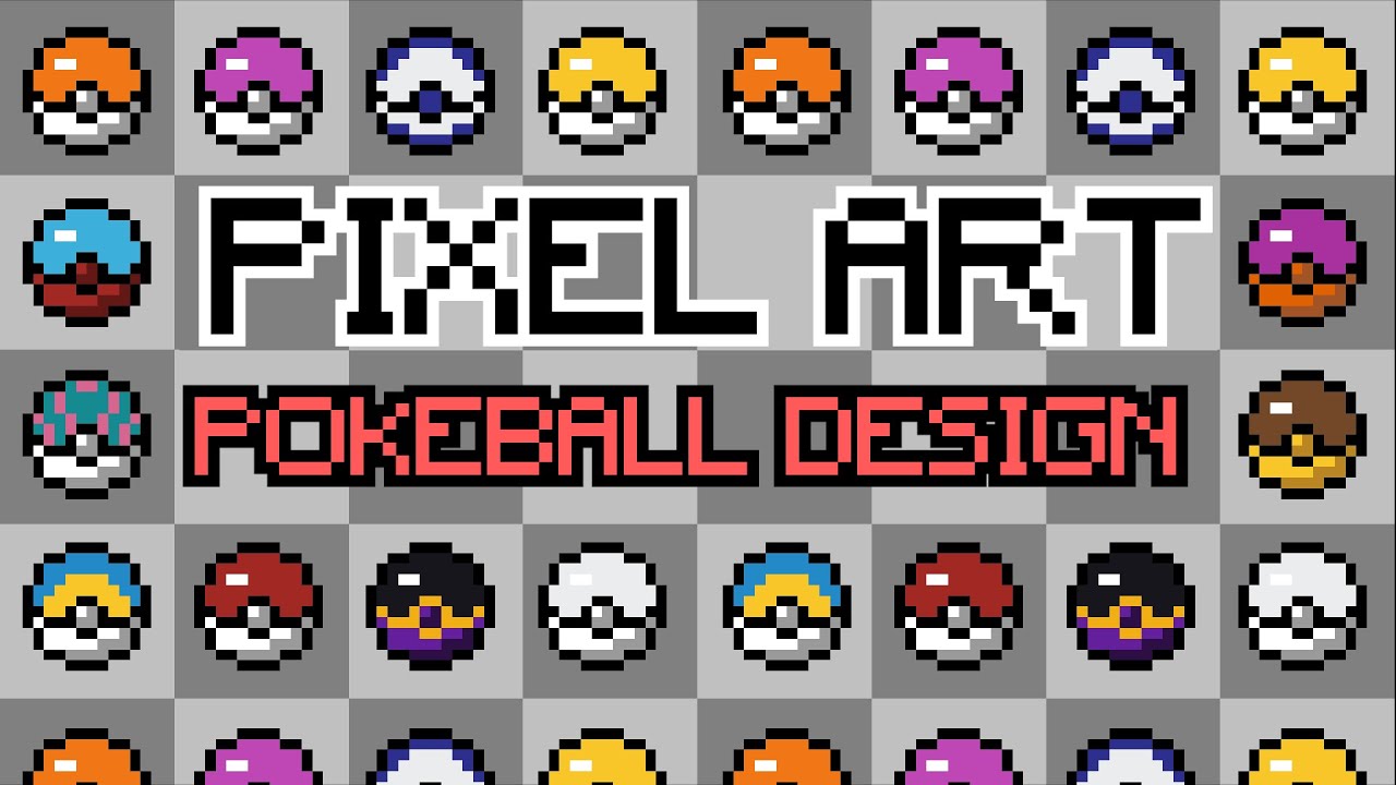 Pokeball pixel art