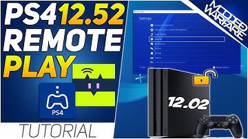 Setup PS4 Remote Play on 12.52 locally and over the Internet