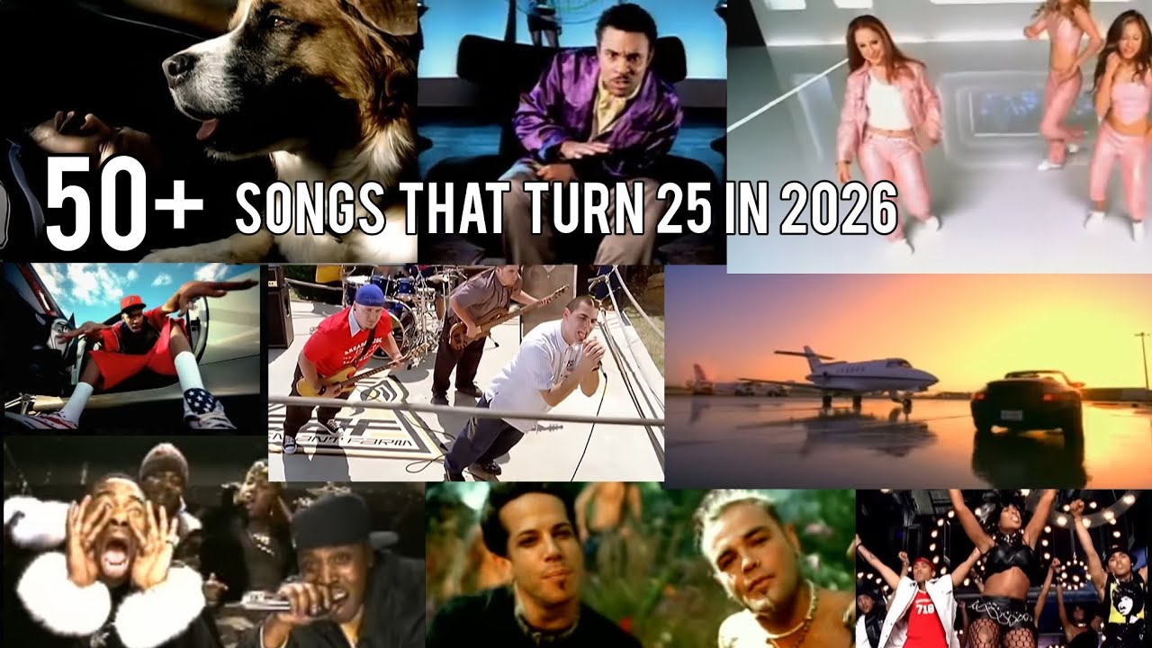 50+ Songs That Turn 25 In 2026