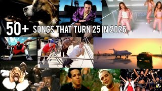 50 Songs That Turn 25 In 2026