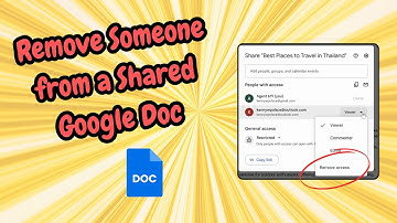 How to Remove Someone from a Shared Google Doc (Quick)