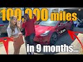 Uber Driver’s TESLA Experiment | He DROVE 100,000 miles in 9 months!