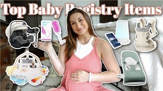 TOP BABY ITEMS I'M PUTTING ON MY REGISTRY | Newborn Essentials 2023 | Pregnancy After Infertility