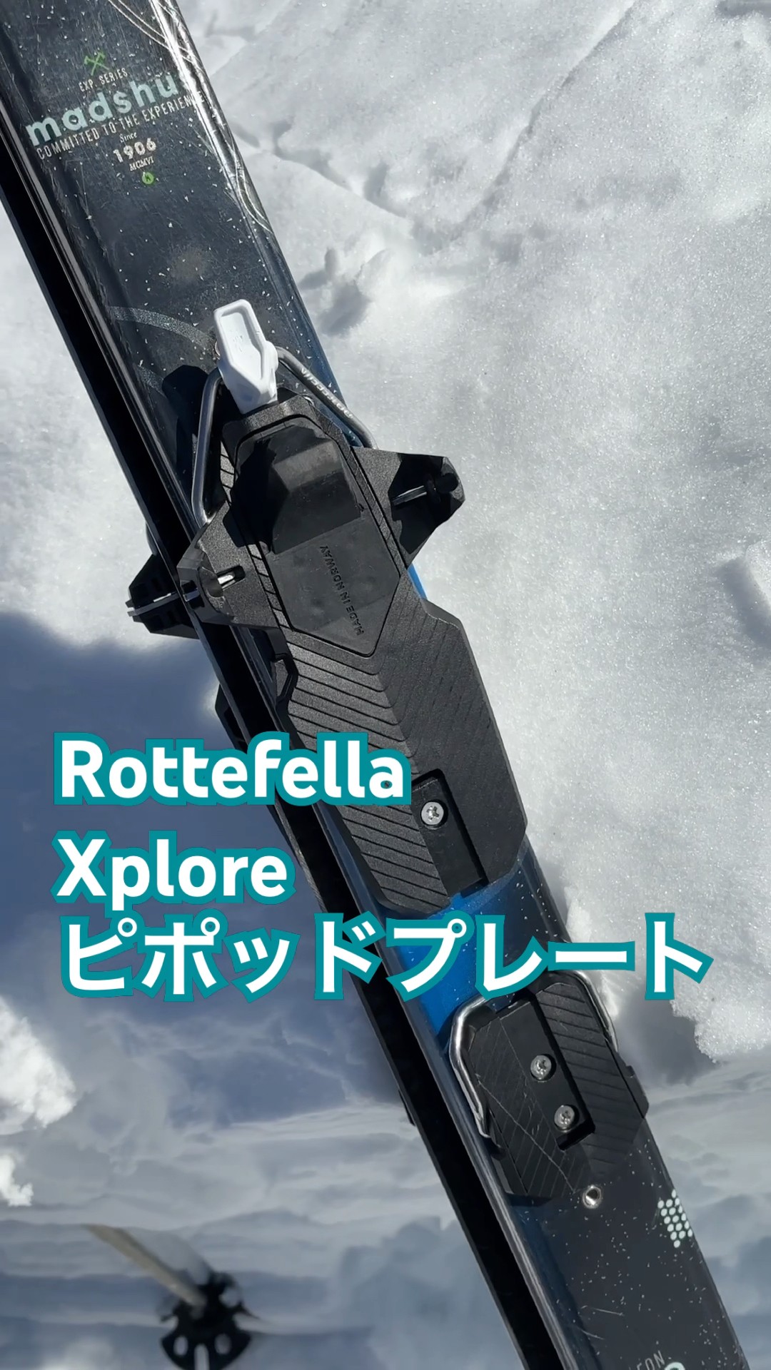 BCクロカン Rottefella Xplore ピポッドプレート交換2026.1.10