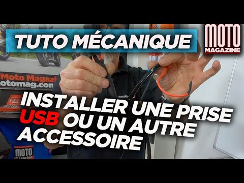 Installer une prise USB sur une Moto - Custom Tour Magazine