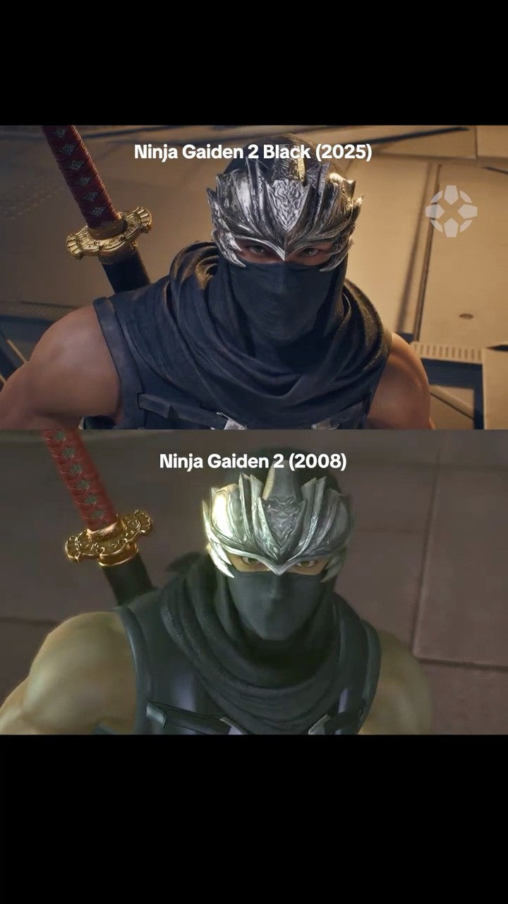 Ninja Gaiden 2 (2008) vs. Ninja Gaiden 2 Black (2025) #ninjagaiden #ninjagaiden2 #sidebyside #ign