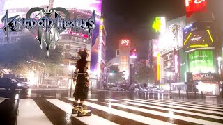 Kingdom Hearts 3 Shibuya (Quadratum) Overworld Experience