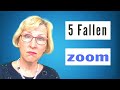 5 schlimme Stolpersteine bei der Zoom Präsentation