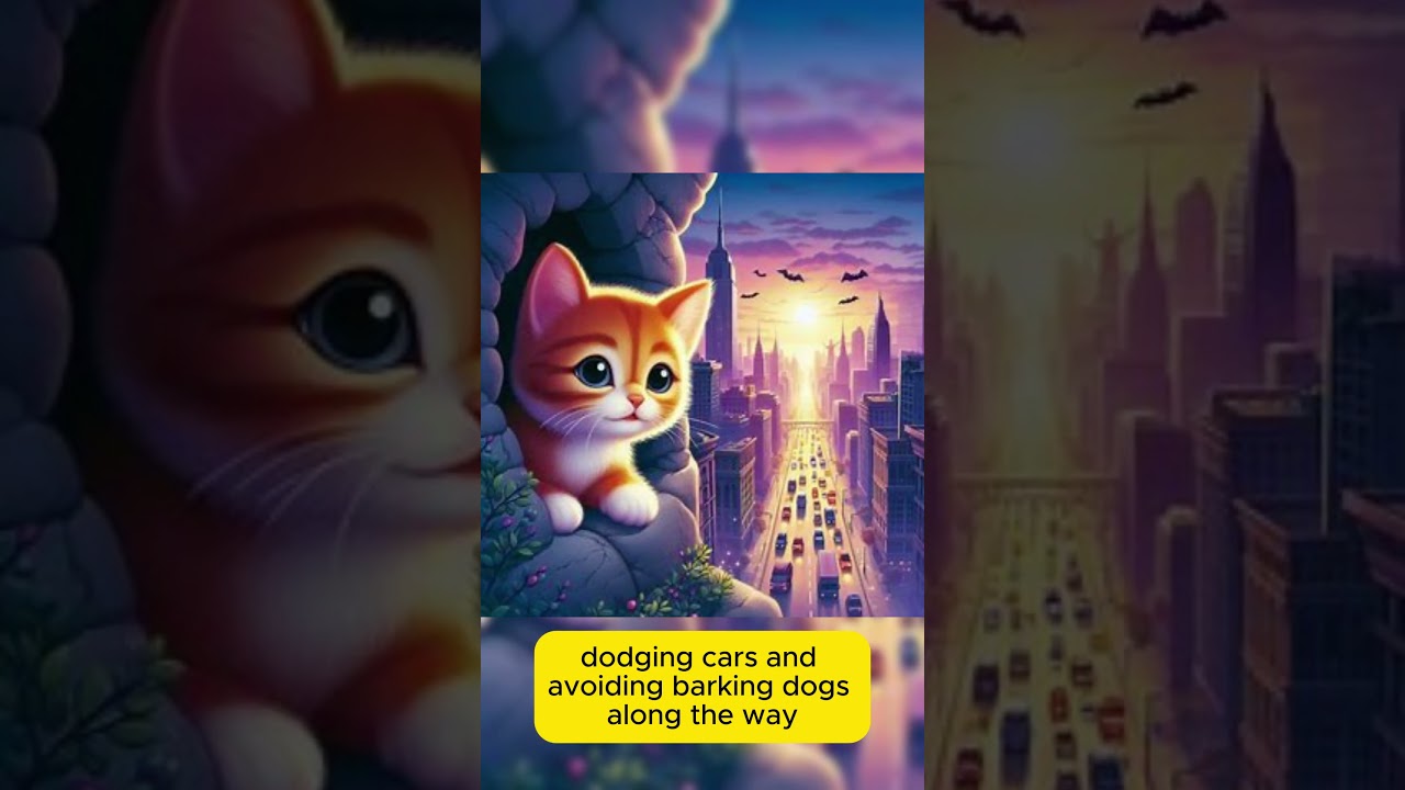 A lost Kitten In A Big City 😢🥺
