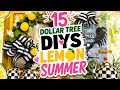 15 Dollar Tree Lemon DIYs You Ll Want To Make This Summer 