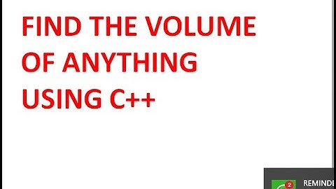 c++ program to find volume of sphere