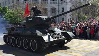 Т-34 на Параде Победы 9 мая 2021 в Севастополе