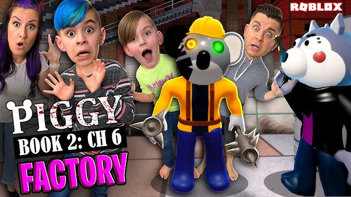 Roblox Piggy Book 2 Chapter 6 Factory Funhouse Family Gameplay Youtube - fgteev roblox piggy book 2