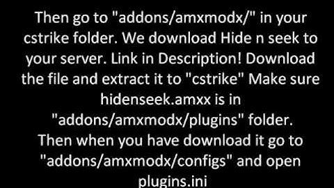 How to install plugins to your CS server