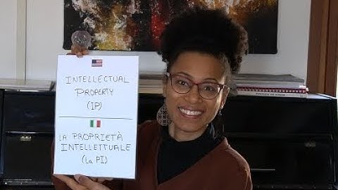 Intellectual Property (sneak peek video) / La proprietà intellettuale (un