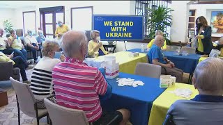 San Diego seniors assemble first aid kits for Ukrainian refugees