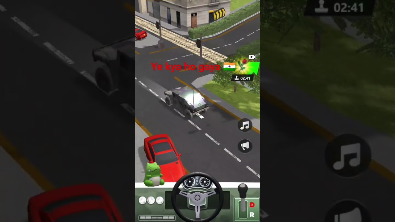 Train vs fouji car 🚗🚨 indian 3d game 