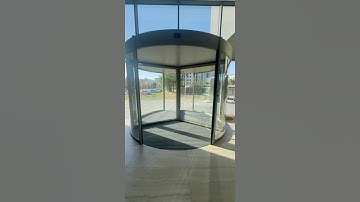 Modern Revolving Door System | Automatic Entrance Solution
