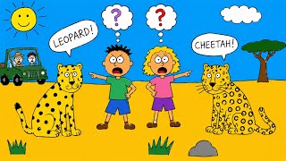 🟡LEOPARD VS CHEETAH WHAT'S DIFFERENT  Cheetah Vs Leopard Unveiling The Difference Nature