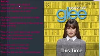 This Time Glee Lyrics