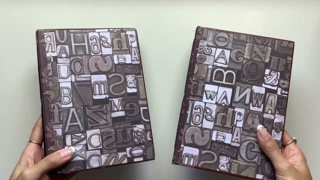 Writing journals made from book covers YouTube