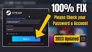 FIX Steam "Please Check your Password and Account name | Steam won't login with correct password screenshot 5