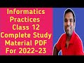 informatics practices class 12 notes pdf | download free pdf for IP class 12 | IP Class Notes pdf