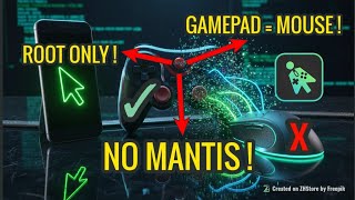 Turn ANY Gamepad into a Precision Mouse! (Android Root) | GPad2Mouse v6.2 [Outdated Tutorial]